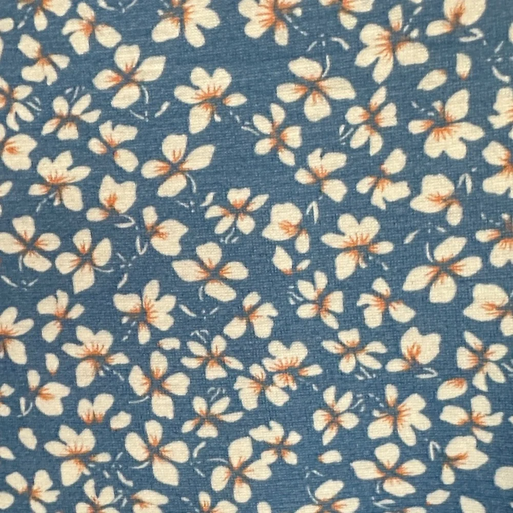 Floral Blue Maxi Dress - Picture 2 of 3